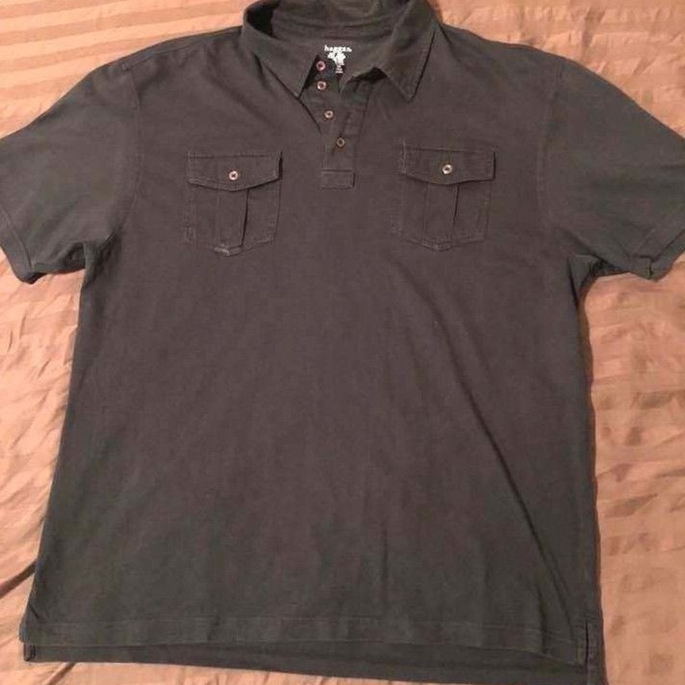 Hagger Black Short Sleeve Polo Shirt XXL 2XL
